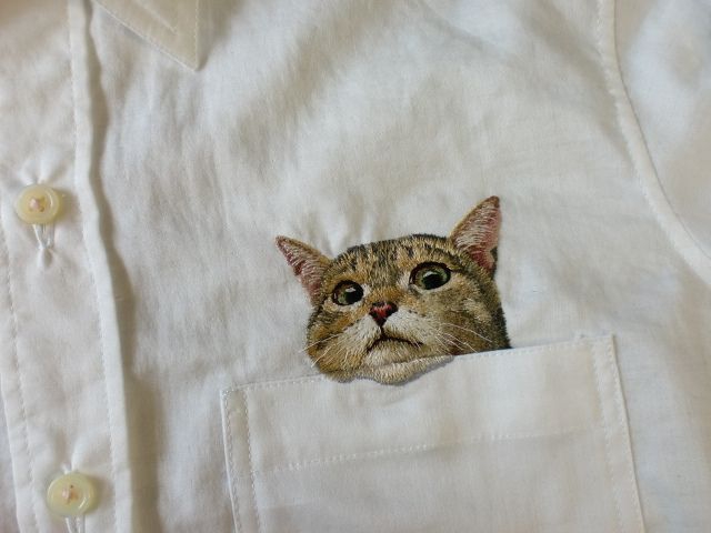 刺绣amp;猫