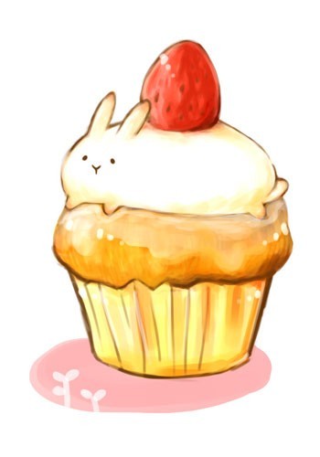 美食 甜品 蛋糕 手绘 插画