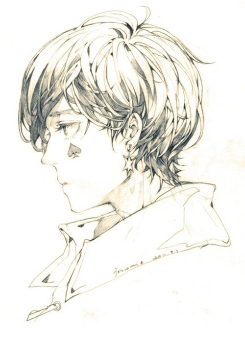 一组好看的二次元男生插画图片,希望你会喜欢.