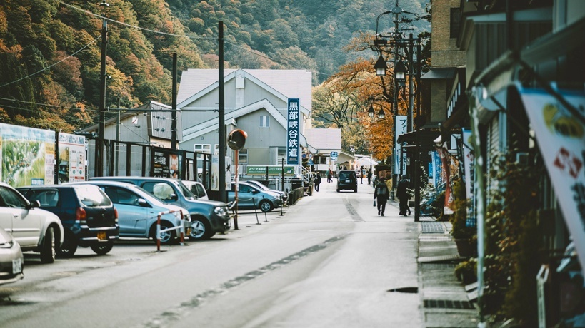 镜头下的日本:富山县黑部市,深秋的黑部峡谷.摄影by 王小乐2x0