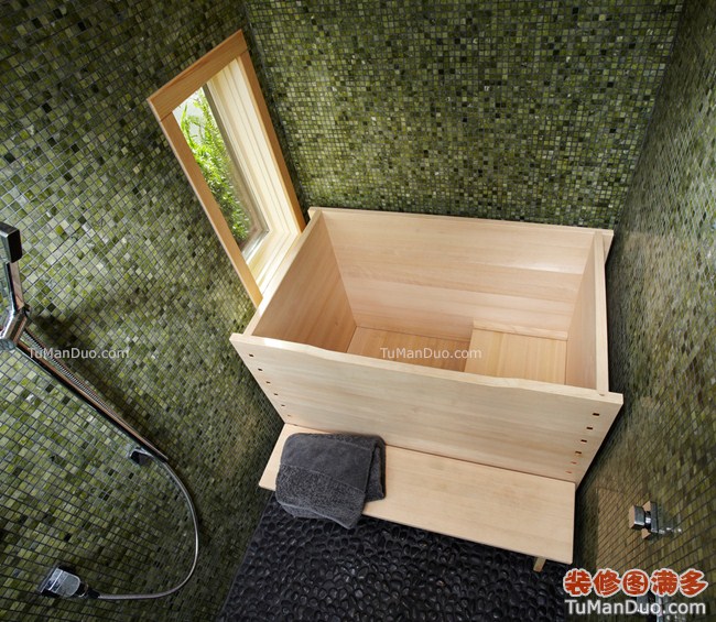 自然简洁的日式房子简约和式中户型卫生间实景