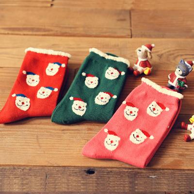 日本ulzzang同款圣诞老人圣诞节礼物袜子可爱