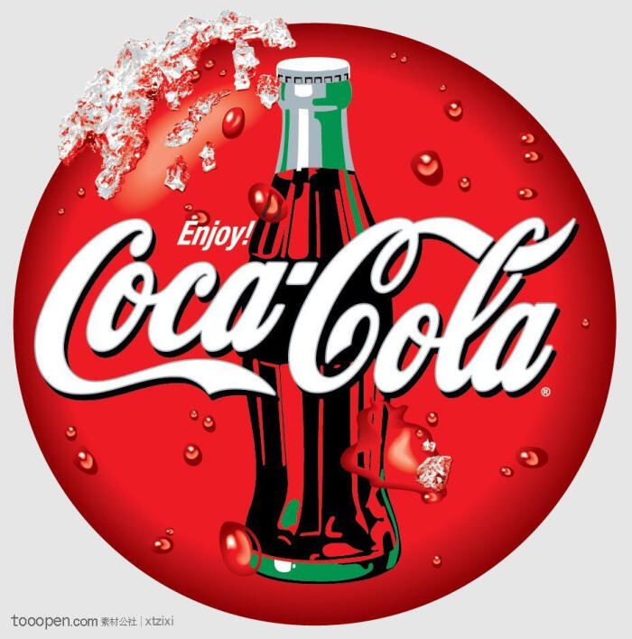 可口可乐标志设计素材