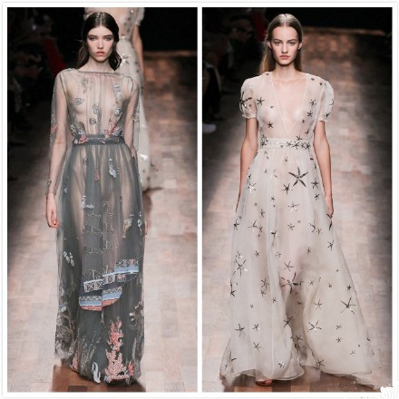 valentino 2015 spring 高级成衣系列,宛若海边仙女,各种美cry