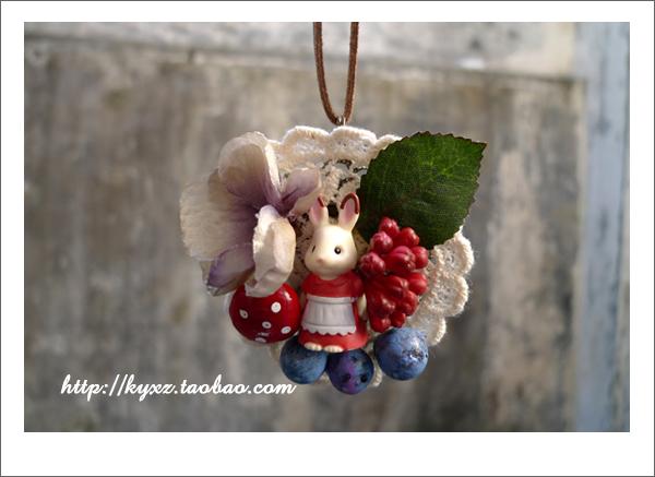 * 葵园小筑 *原创手工森林系复古项链采蘑菇的