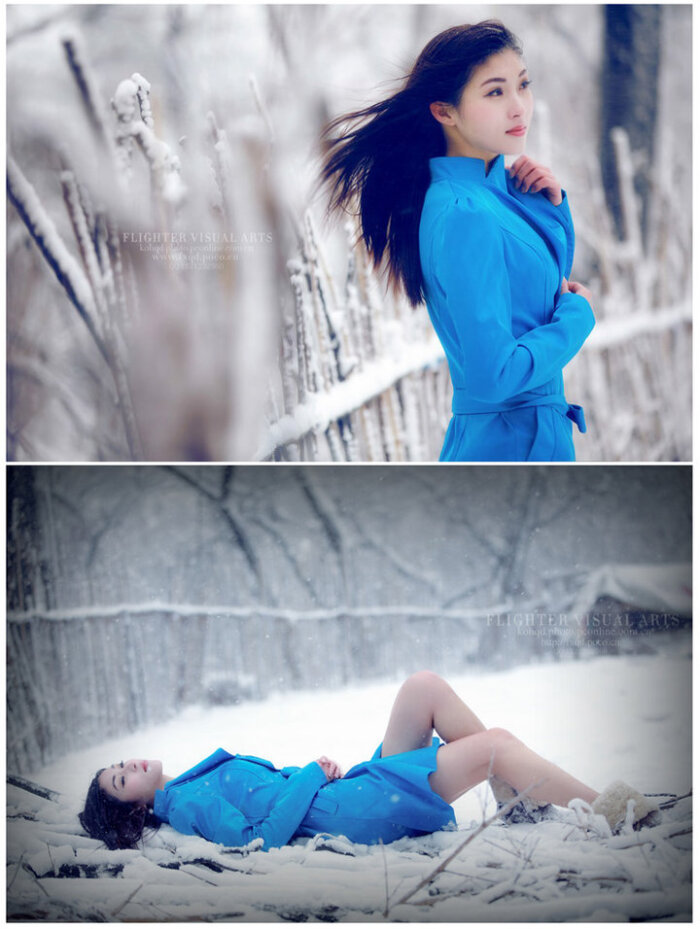 美丽冻人-雪景人像摄影图片】qd人像摄影_飞翔qd