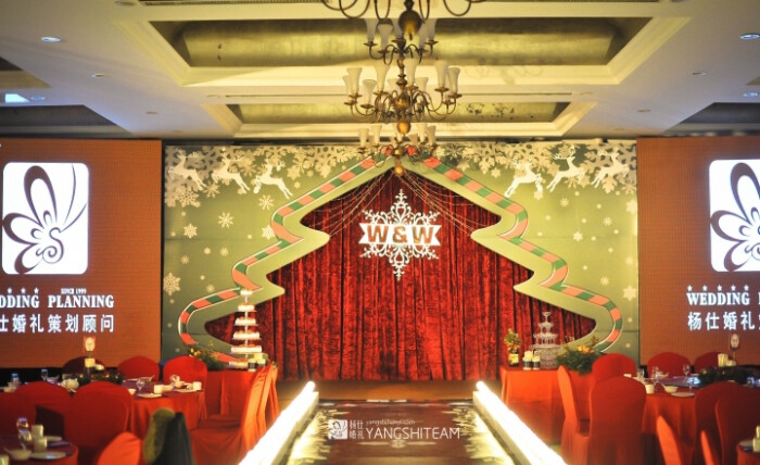 专属圣诞的【圣诞主题婚礼趴】，不仅有喜庆…-堆糖，美好生活研究所