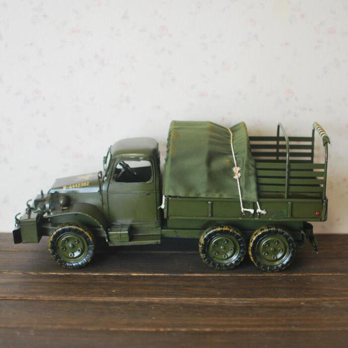 手工制.vintage 二战美国道奇m35重型十轮卡车 男友礼物