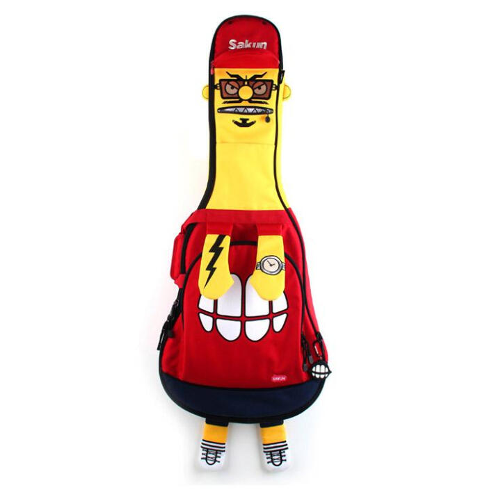 韩国SAKUN潮牌YOMAN吉他包卡通个性卡通琴