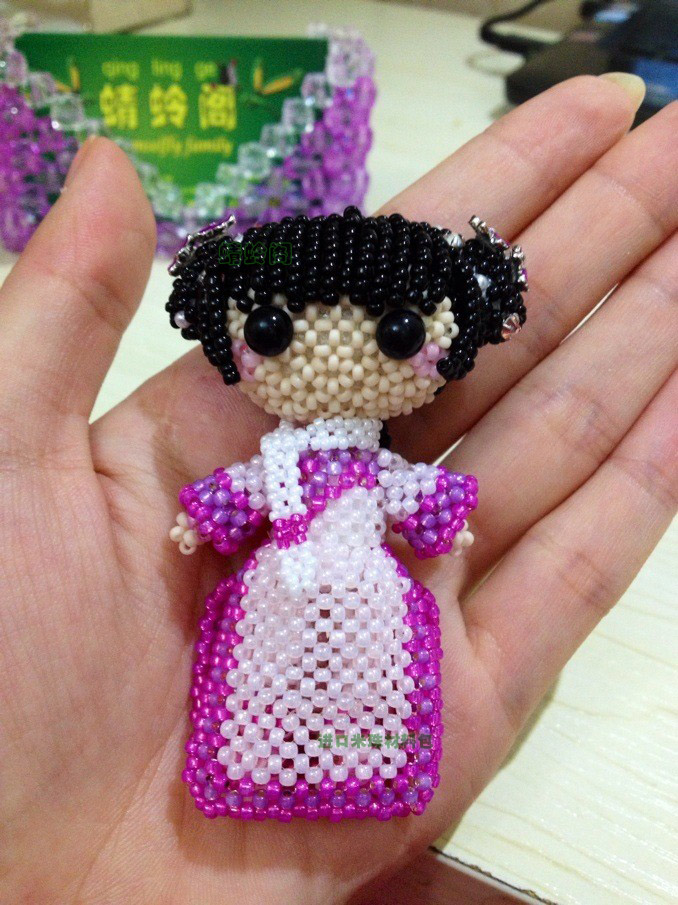 diy手工串珠材料包 婉常在 花格格 日本进口toho米珠 大头娃娃