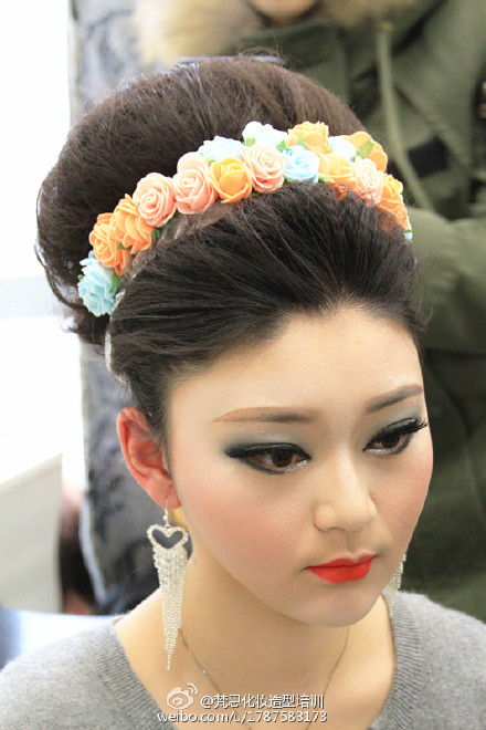 #南京梵思彩妆美甲学校#烟熏妆整体造型,彩…