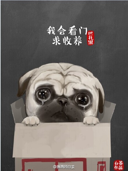 插画师白茶-吾皇·巴扎黑