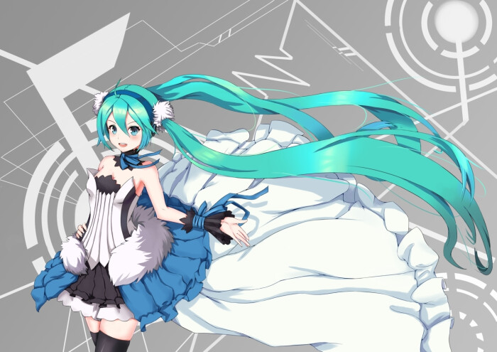 动漫 壁纸 二次元 初音