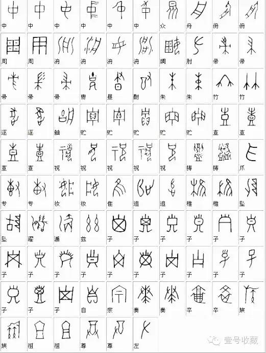 甲骨文是中国已发现的古代文字中时代最早,…-堆糖