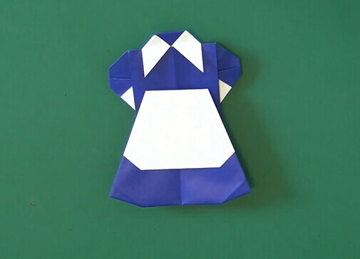 折纸女仆裙子手工制作教程