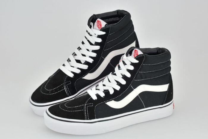 vans万斯 sk8 hi 经典款 黑色白条 高帮 vnod5ib8c