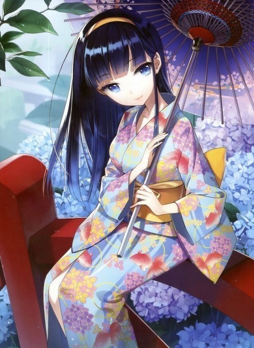 二次元 少女 动漫 插画