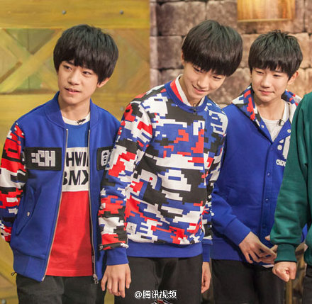 tfboys-王俊凯 @tfboys-王源 @tfboys-易烊千玺 三只各自展现对付