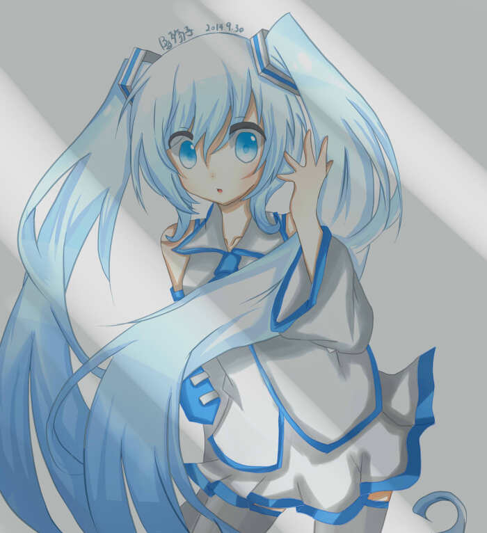 雪初音屏保