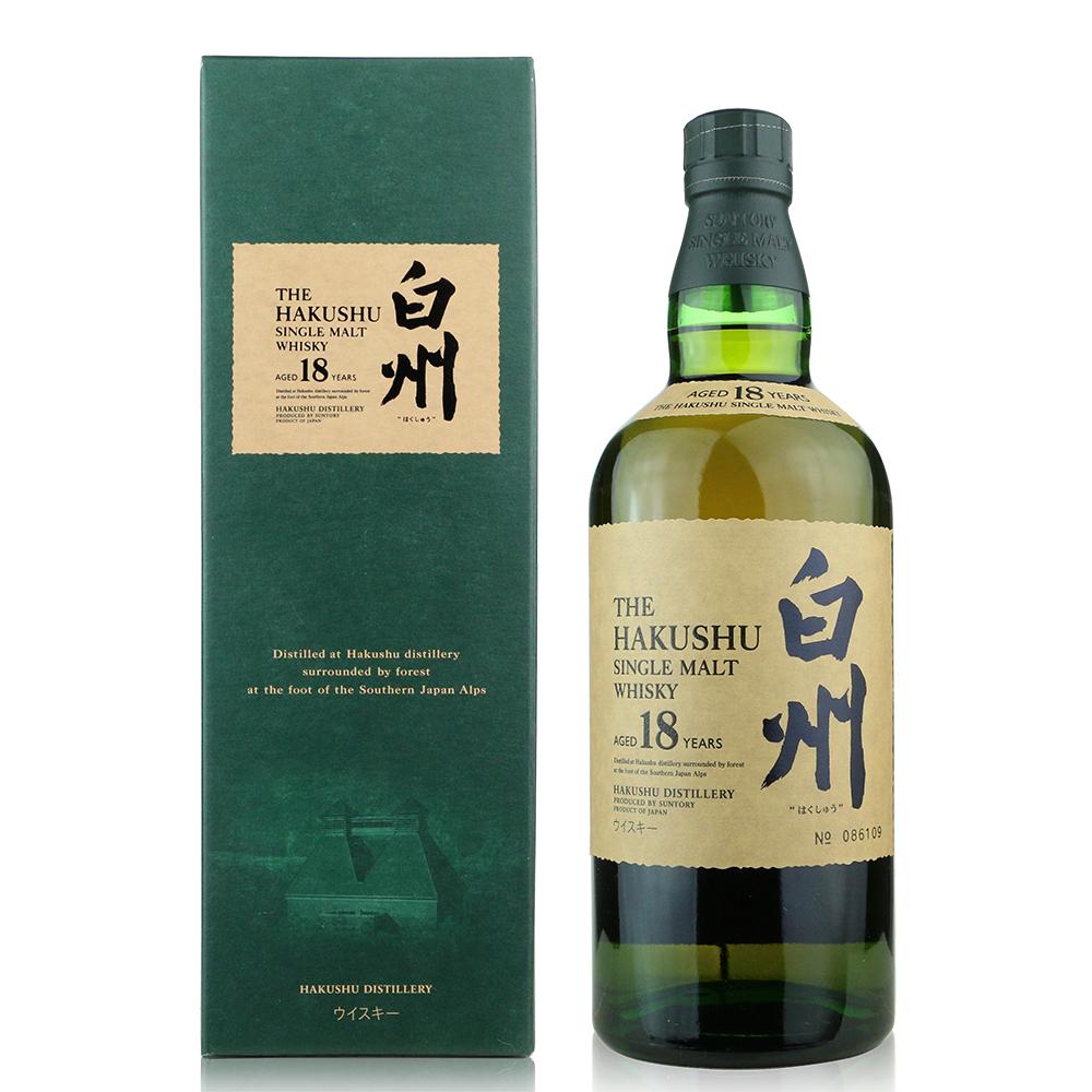 三得利白州18年单一麦芽日本威士忌suntory hakushu 18years