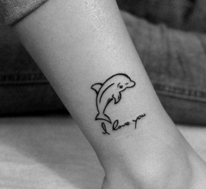 海豚纹身图案——北京最好的纹身店东方印记收集整理.