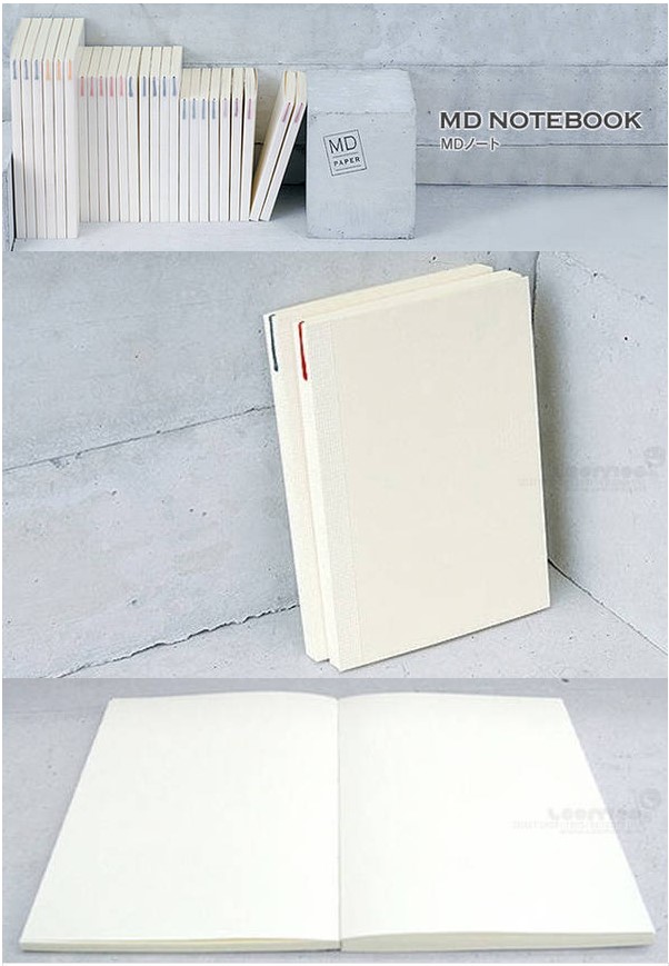 日本midori md notebook米白色优质笔记本多款顺滑养眼不洇墨