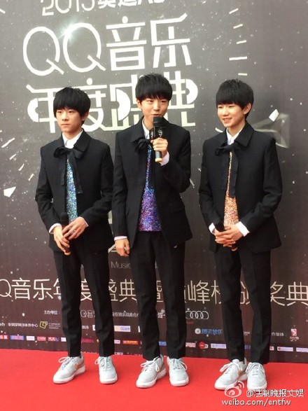 tfboys-王源 说最想见到偶像@林俊杰 @tfboys-易烊千玺 说最想见到