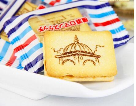 日本直送 宝制果 横滨奶油小饼干 浪漫夹心酥饼 独立包装200g