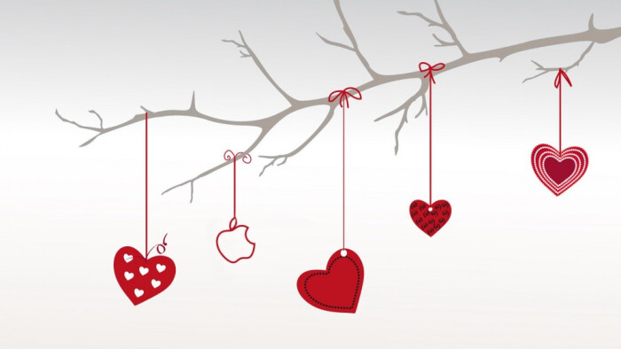 情侣们有福了,今天小编给大家分享的是一组心形浪漫情侣壁纸!