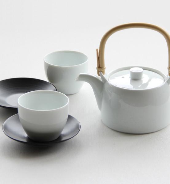 日本进口 波佐见烧 白山陶器 tea 白磁茶具