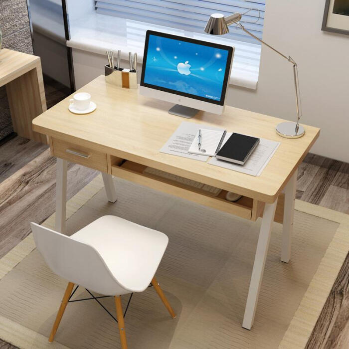 蔓斯菲尔电脑桌 台式书桌家用 办公桌简约写字台简易电脑桌书桌子