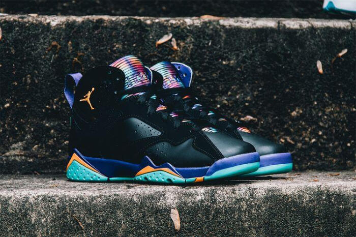 莫飞air jordan 7 gs lola bunny aj7黑紫 罗拉兔 442961029