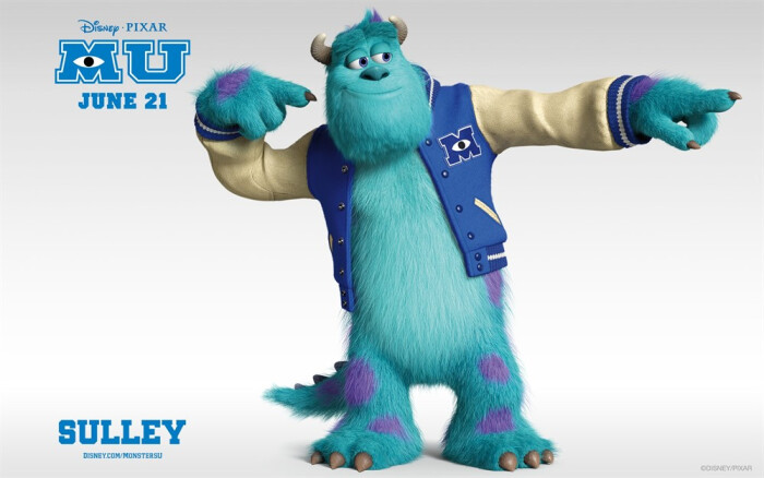 迪士尼,disney,怪兽大学,monsters university, 毛怪,萌,动画,壁纸