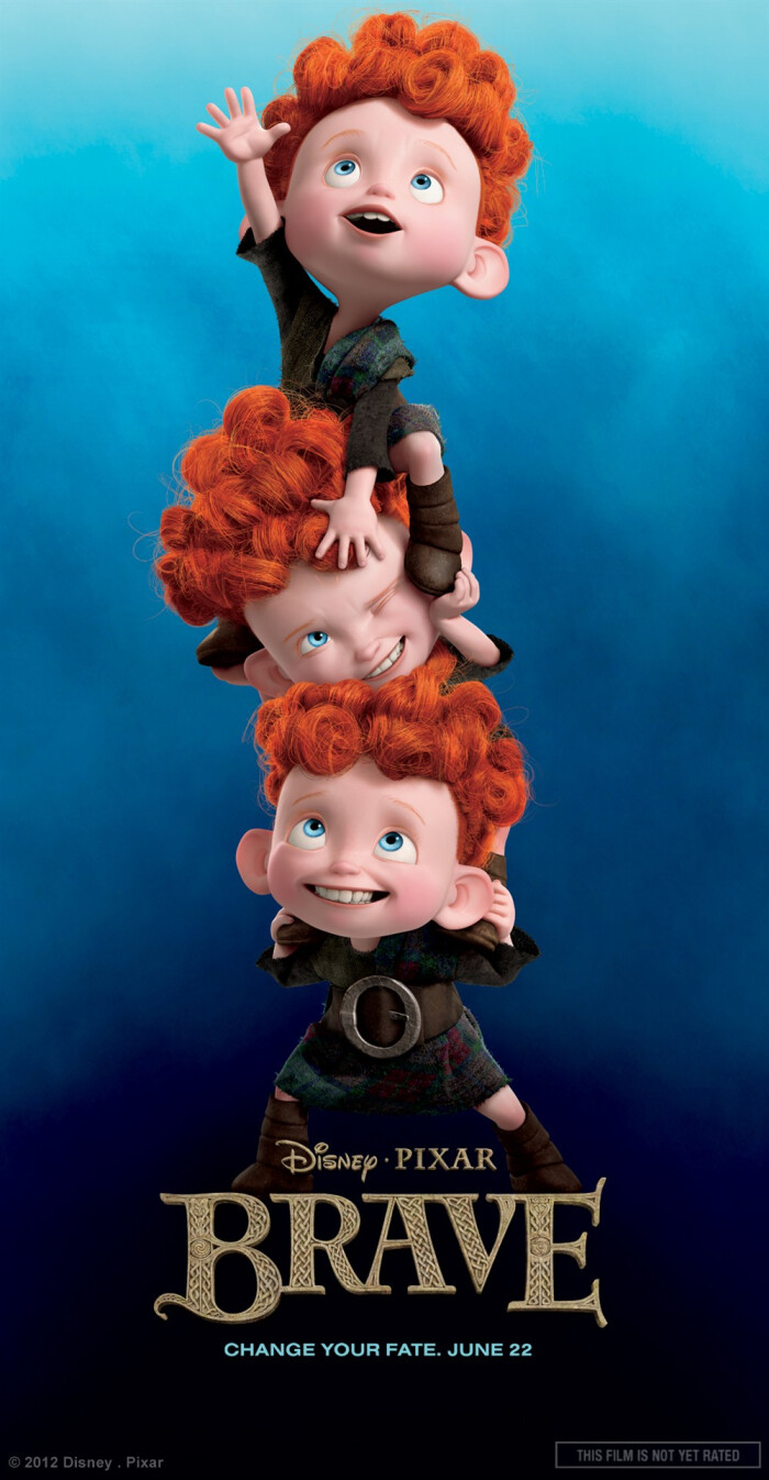 迪士尼,disney,《勇敢传说 (2012)brave》,萌,动画,壁纸,桌面,海报
