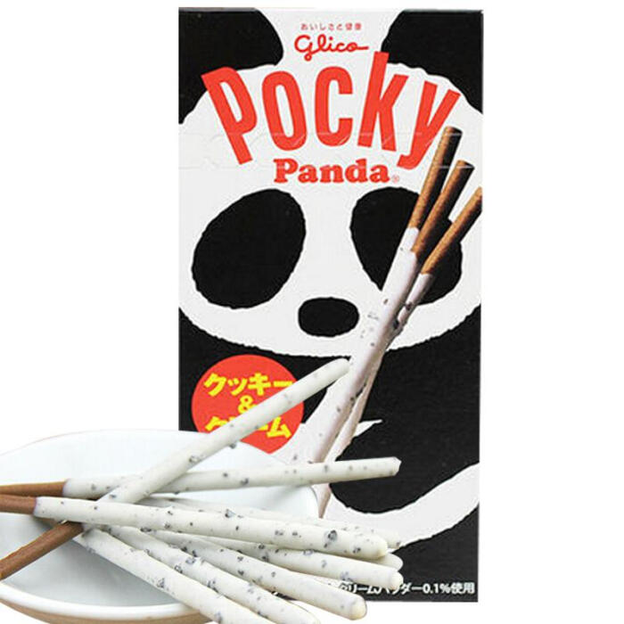 日本进口 格力高pocky熊猫百奇饼干巧克力牛奶棒42g 儿童休闲零食