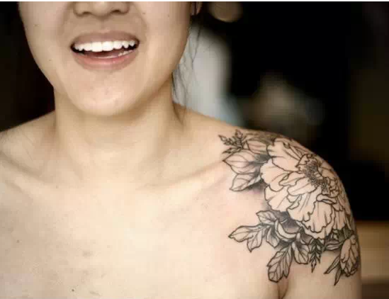 肩膀纹身图案——最有名的北京纹身店东方印记收集整理.