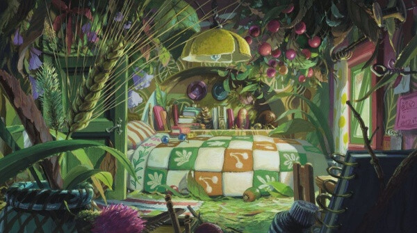 宫崎骏动画场景之【借东西的小人阿莉埃蒂
