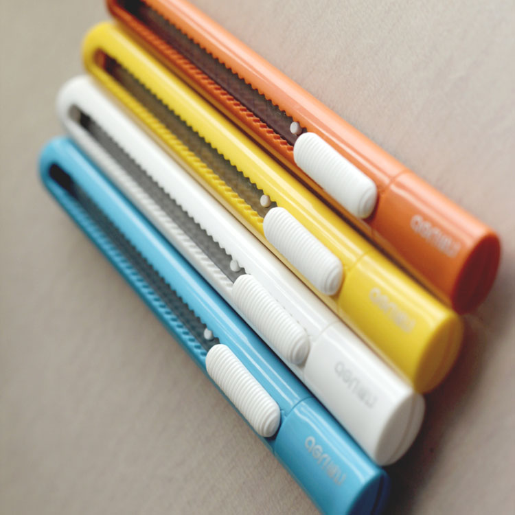 彩色笔形美工刀 活页手帐diy必备工具 笔形设计便携实用 4色可选