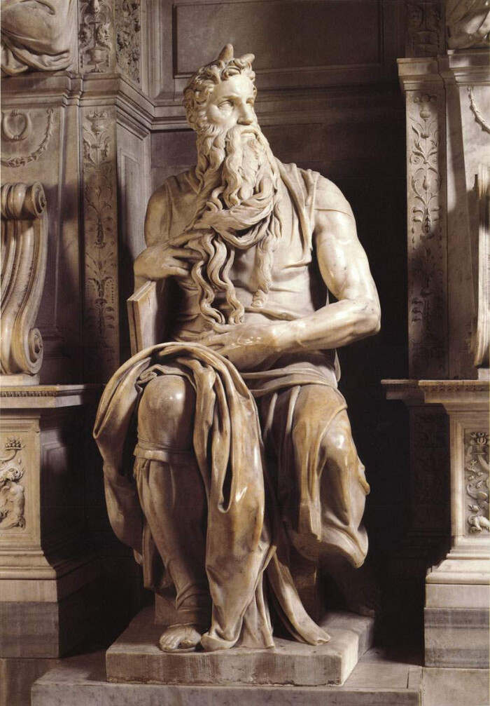 云石雕像,高255厘米,1515-1516年 罗马梵蒂冈圣彼得大教堂 米开朗基罗