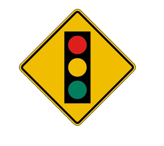 红绿灯标示道路交通标志汽车标志