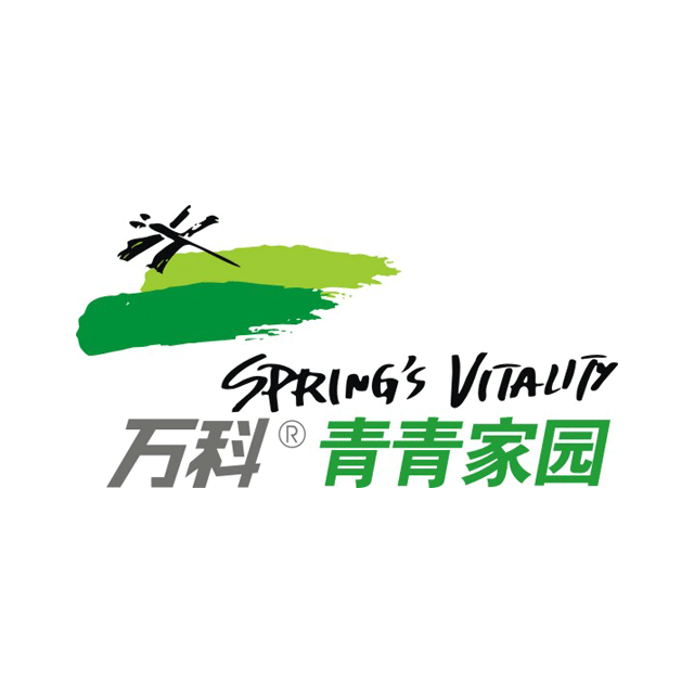 万科 青青家园房地产logo