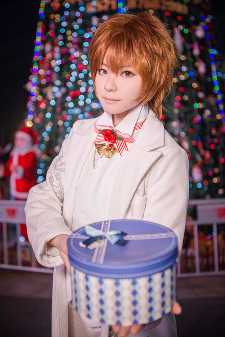 《魔卡少女樱》木之本樱&amp;李小狼圣诞cos(10)