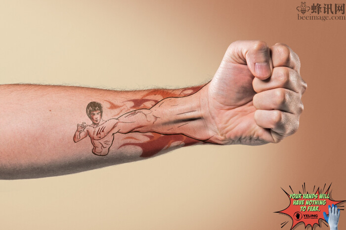 巴西安全手套平面广告设计:你的手将无所畏…