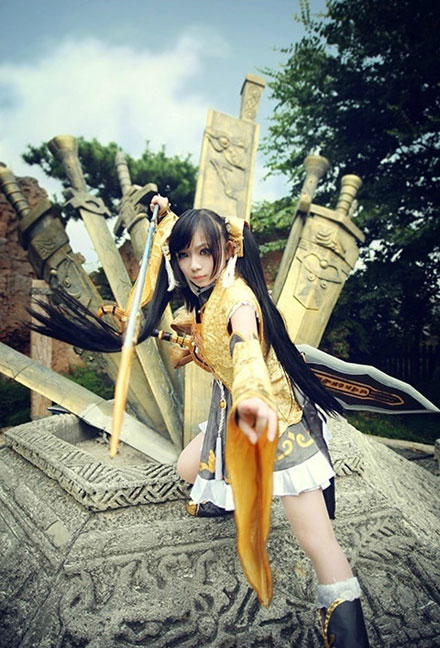破军套藏剑可爱萝莉精美cos(10)