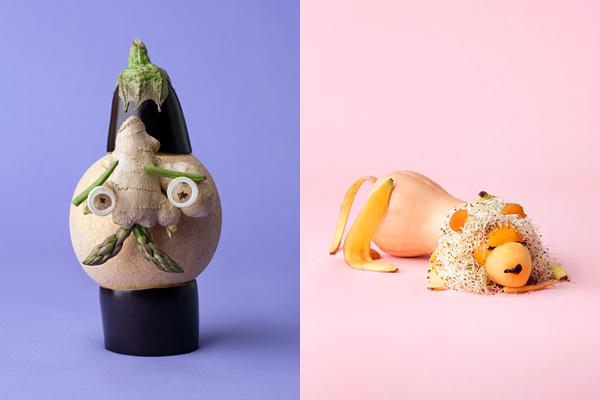 瑞典摄影师,艺术家,现居斯德哥尔摩,他使用水果和蔬菜制作造型,漂亮又