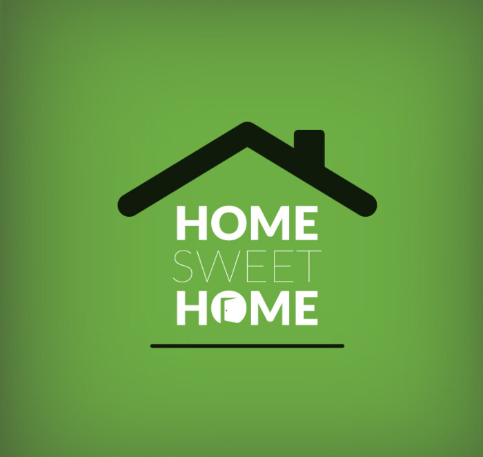 甜蜜的家房屋标志矢量素材,素材格式:ai,素材关键词:标志,家,房屋