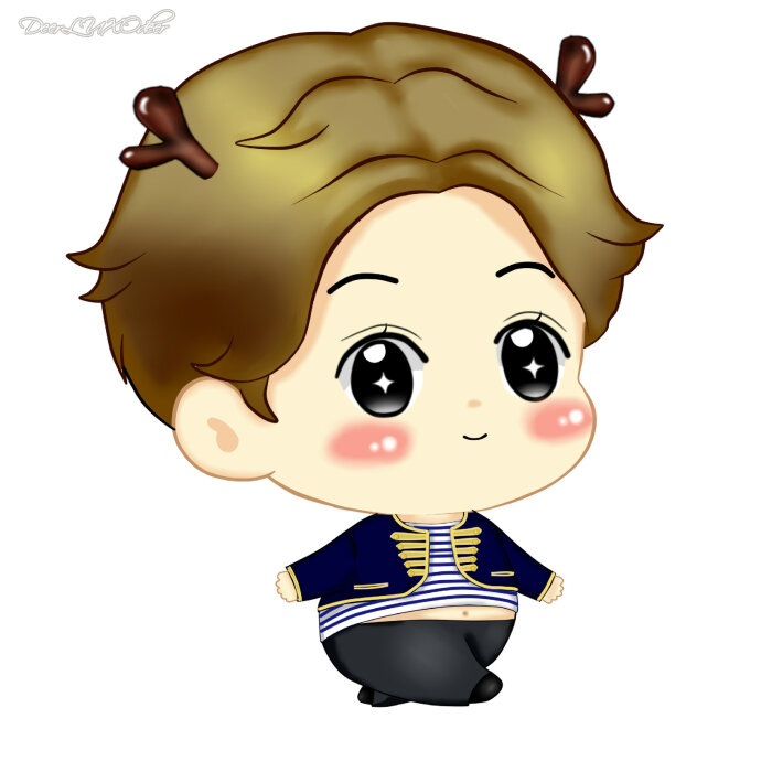 鹿晗☆150714【手绘】看小鹿多可爱啊1p