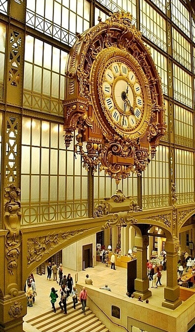奥赛博物馆 musée d'orsay 曾被誉为欧洲最美的博物馆 法国巴黎