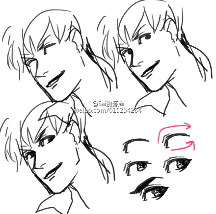 #SAI资源库# 关于眼睛的画法,眼神决定一个…