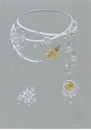 珠宝首饰设计手绘图收集汇总-产品设计手绘.